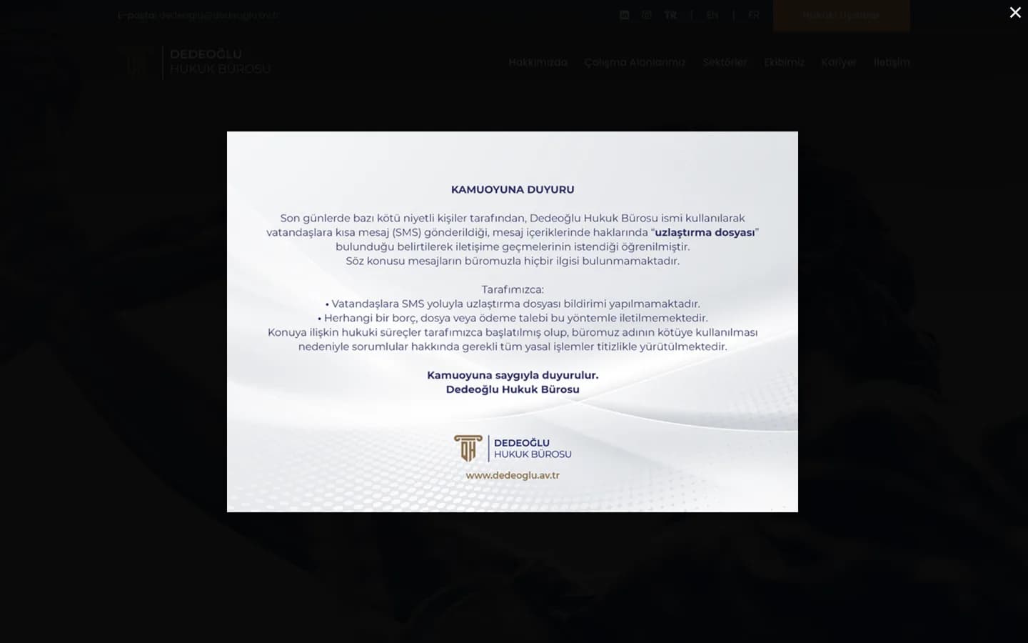 Dedeoğlu Hukuk Bürosu