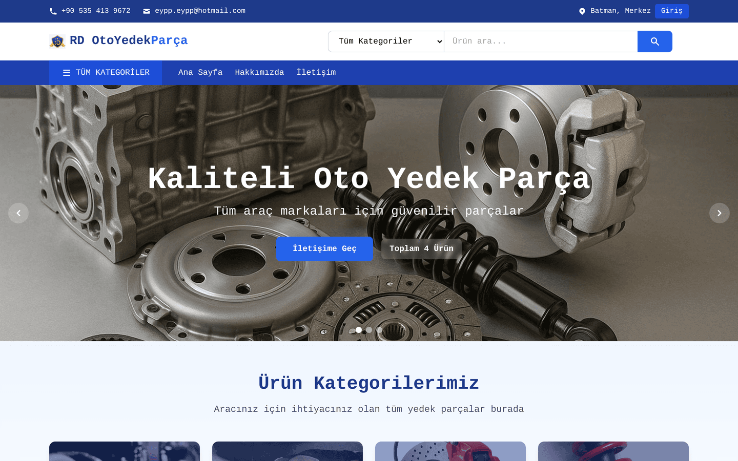 RD Oto Yedek Parça
