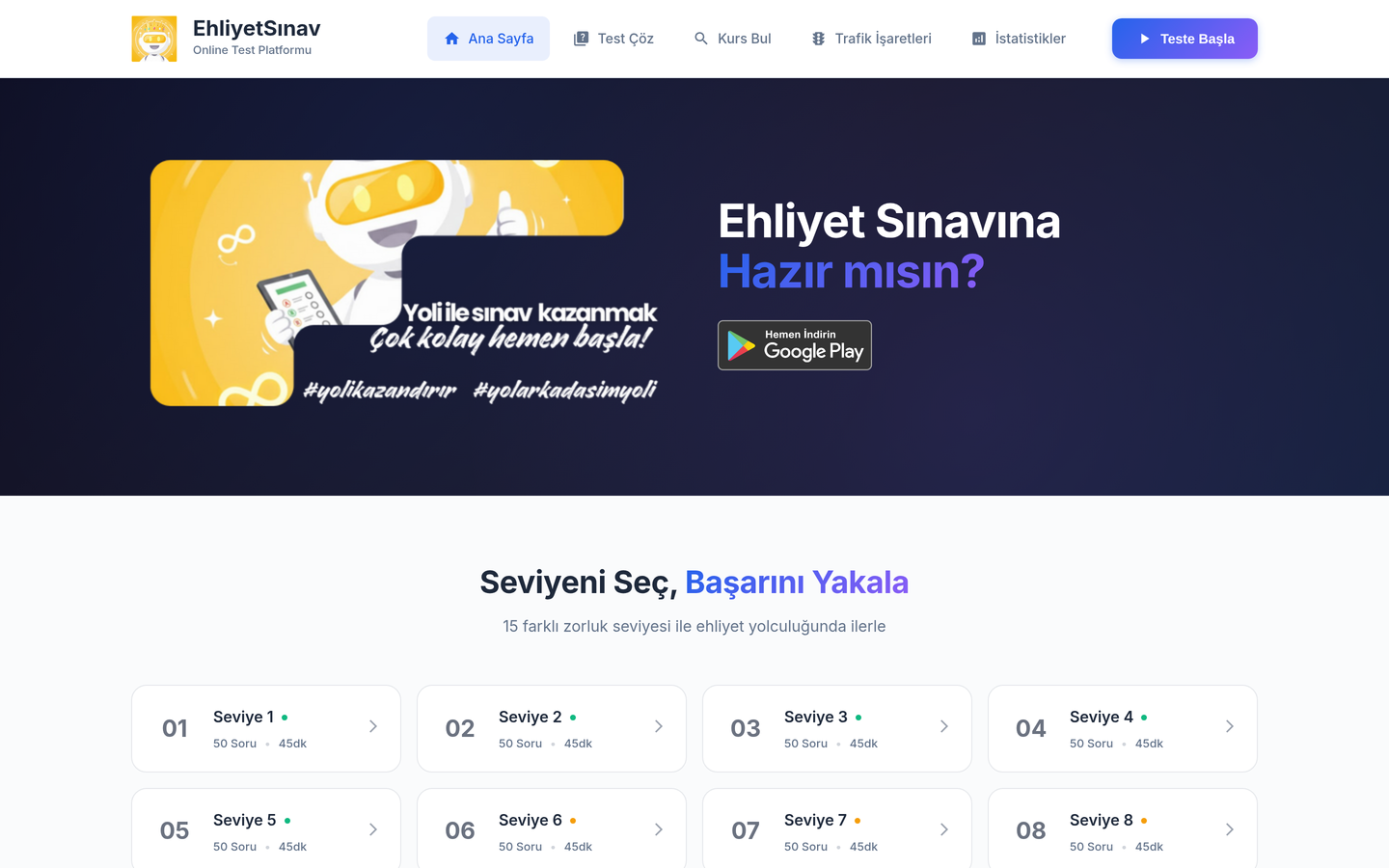 Ehliyet Sınav Soruları