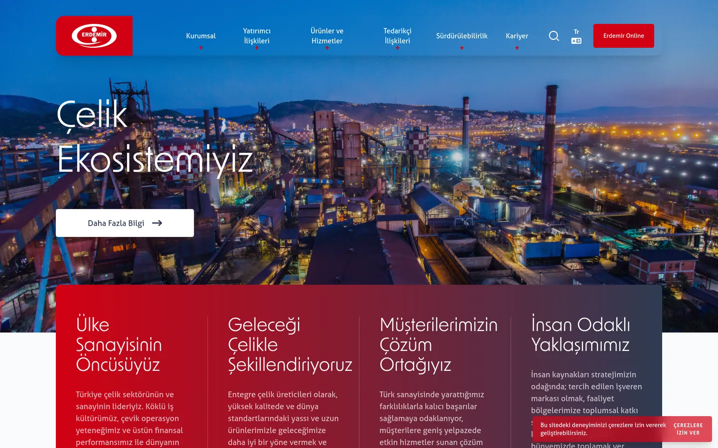 Ereğli Demir ve Çelik (Erdemir) Yatırımcı İlişkileri
