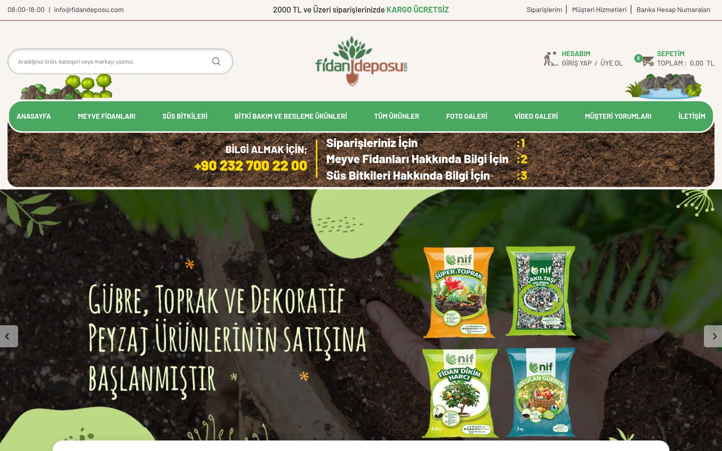 Fidan Deposu
