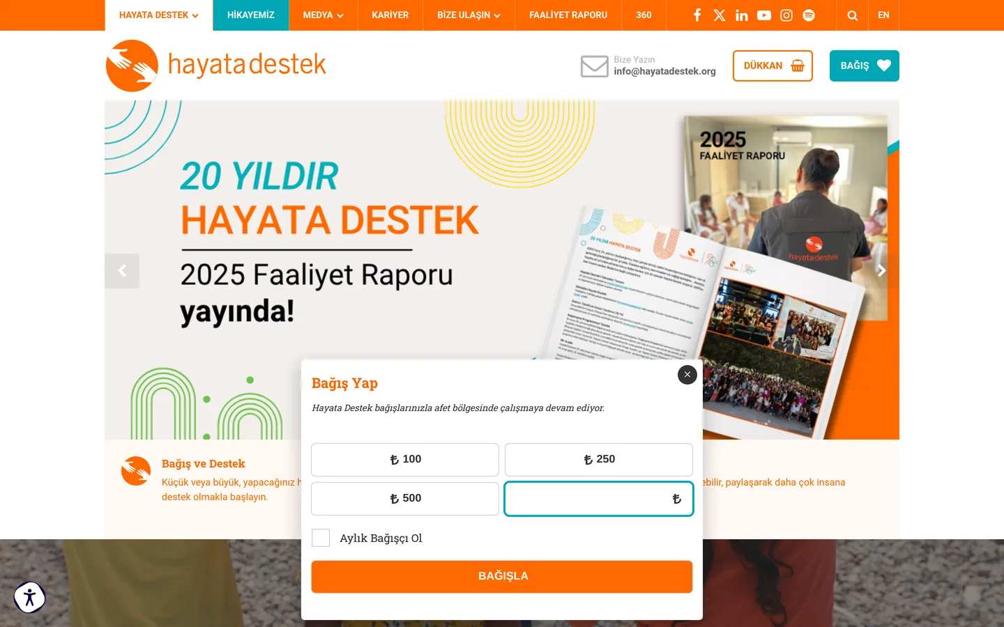 Hayata Destek Derneği