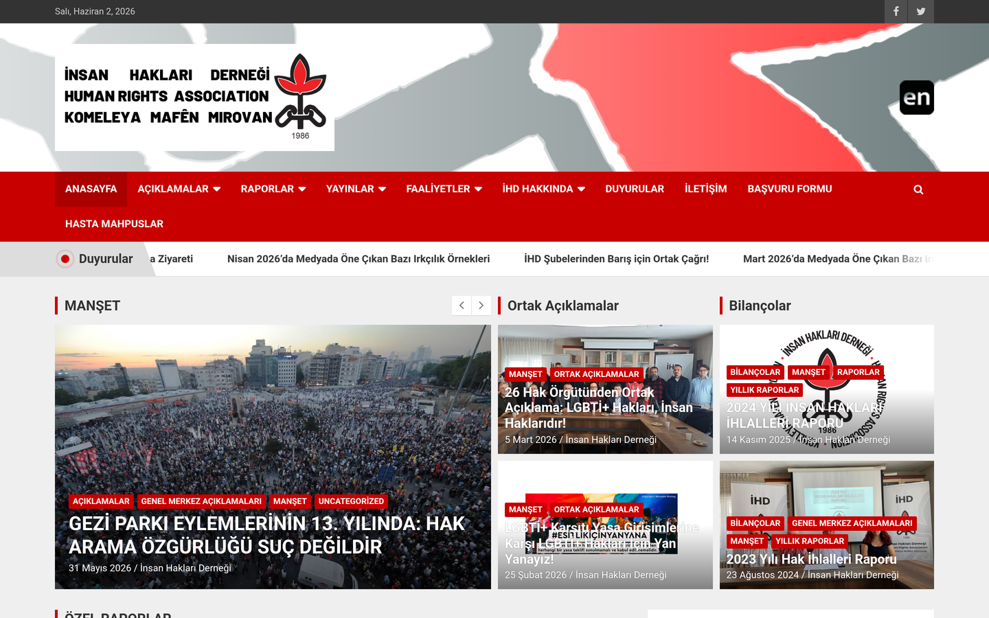 İnsan Hakları Derneği (Çocuk Hakları Komisyonu)