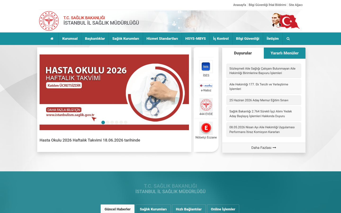 İstanbul İl Sağlık Müdürlüğü Ar-Ge