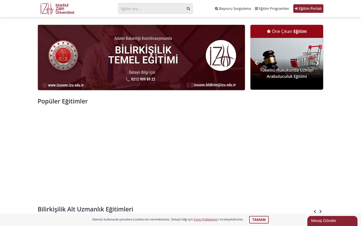 İzüsem (İstanbul Sabahattin Zaim Üniversitesi Sürekli Eğitim Merkezi)