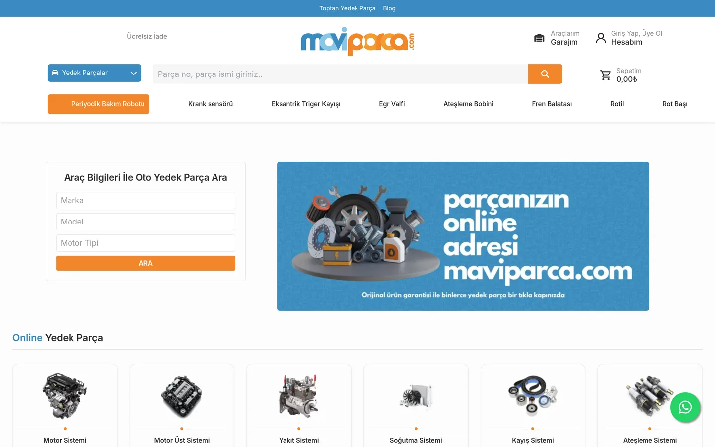 Mavi Parça