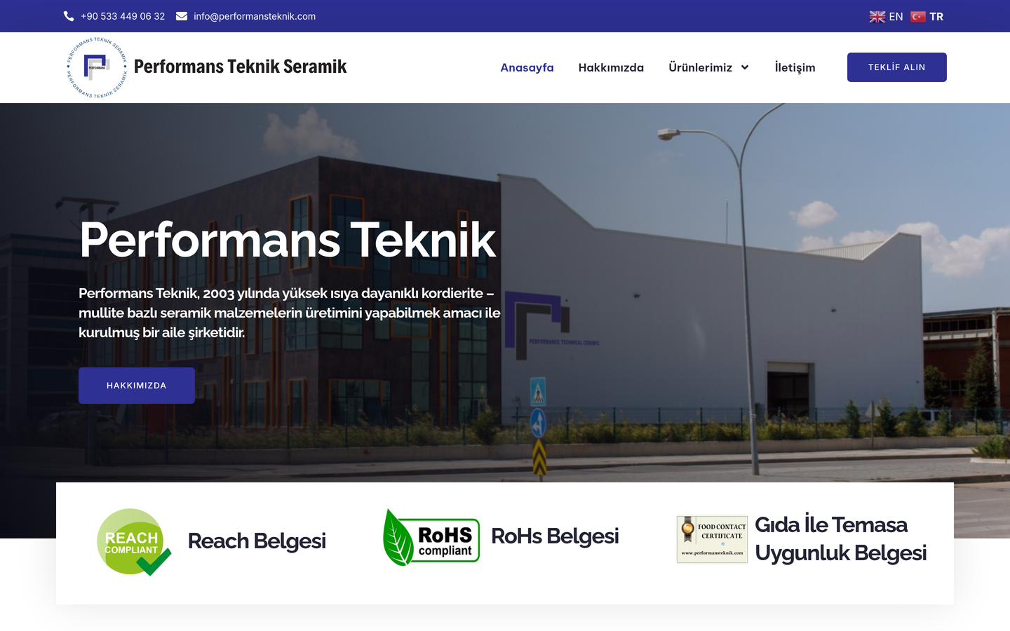 Performans Teknik Seramik
