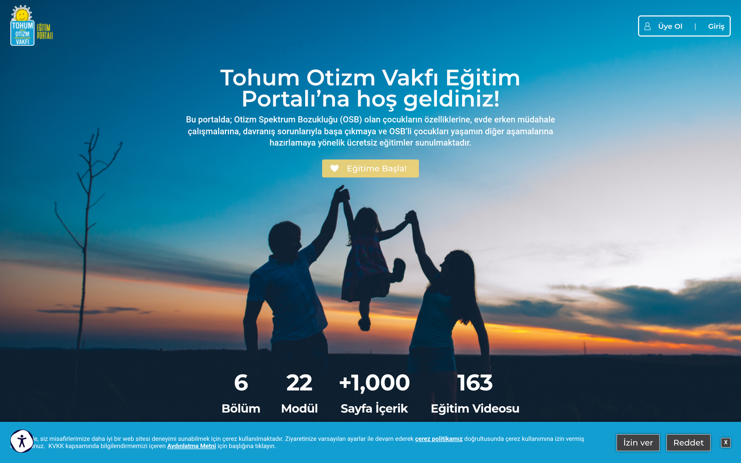 Tohum Otizm Vakfı Eğitim Portalı