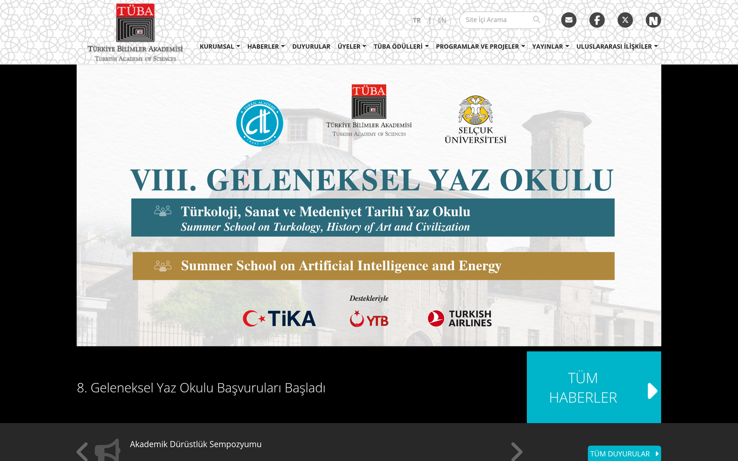 TÜBA (Türkiye Bilimler Akademisi)