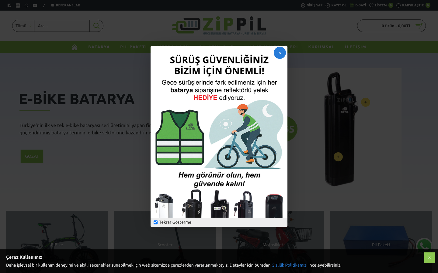 ZipPil Batarya